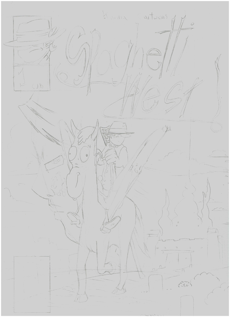 Spaghetti West Cover Pencil